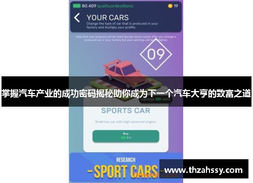 掌握汽车产业的成功密码揭秘助你成为下一个汽车大亨的致富之道